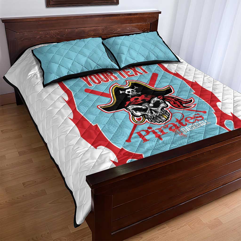 Santa Maria 2025 Baseball Custom Quilt Bed Set Come On Pirate
