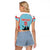 Santa Maria 2025 Baseball Custom Raglan Cropped T Shirt Come On Pirate