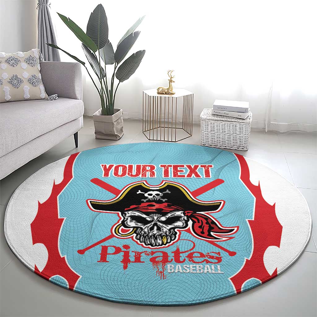 Santa Maria 2025 Baseball Custom Round Carpet Come On Pirate