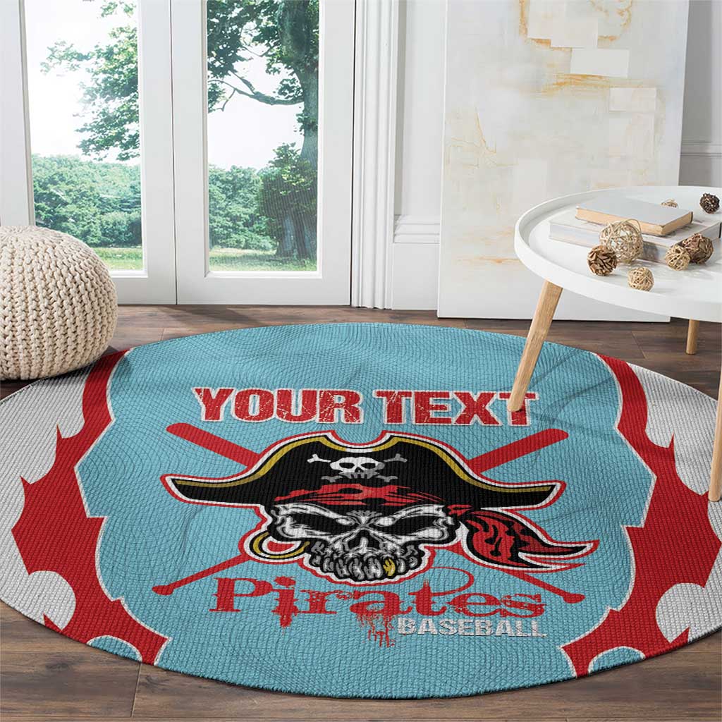 Santa Maria 2025 Baseball Custom Round Carpet Come On Pirate