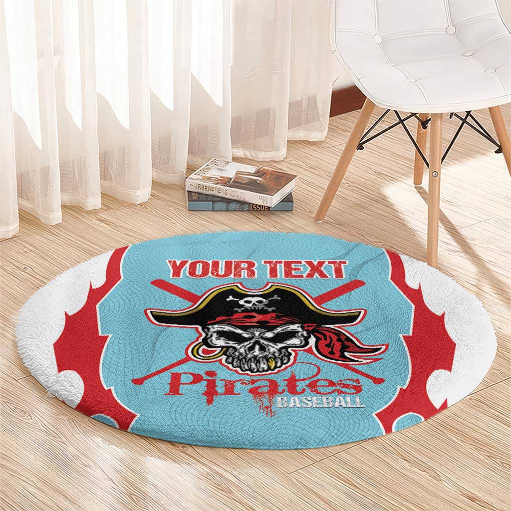 Santa Maria 2025 Baseball Custom Round Carpet Come On Pirate