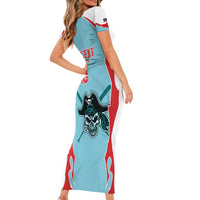 Santa Maria 2025 Baseball Custom Short Sleeve Bodycon Dress Come On Pirate