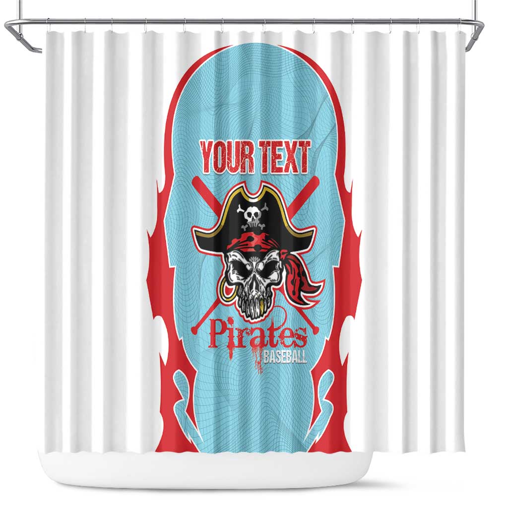 Santa Maria 2025 Baseball Custom Shower Curtain Come On Pirate