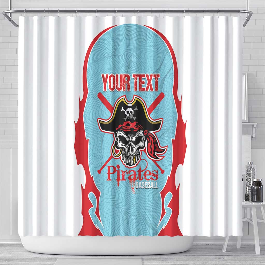 Santa Maria 2025 Baseball Custom Shower Curtain Come On Pirate