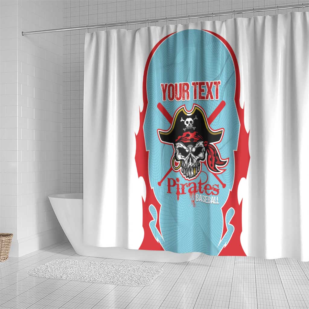 Santa Maria 2025 Baseball Custom Shower Curtain Come On Pirate