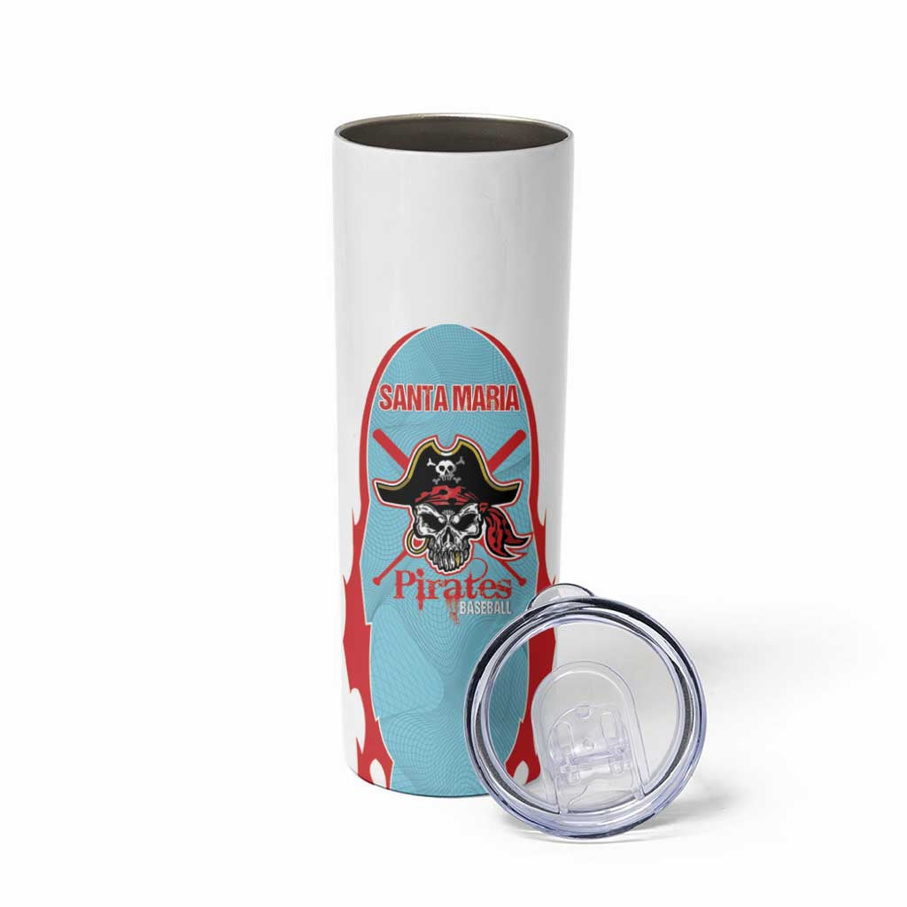 Santa Maria 2025 Baseball Custom Skinny Tumbler Come On Pirate