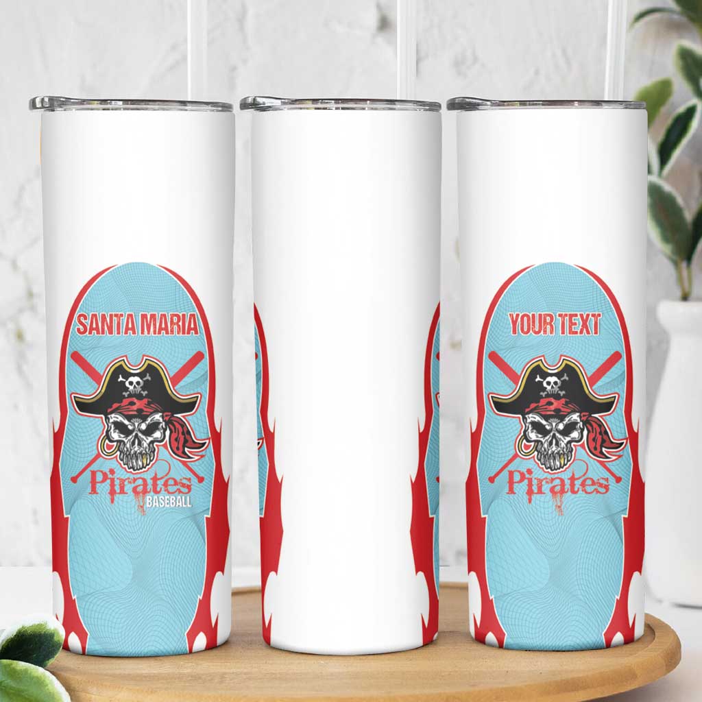 Santa Maria 2025 Baseball Custom Skinny Tumbler Come On Pirate
