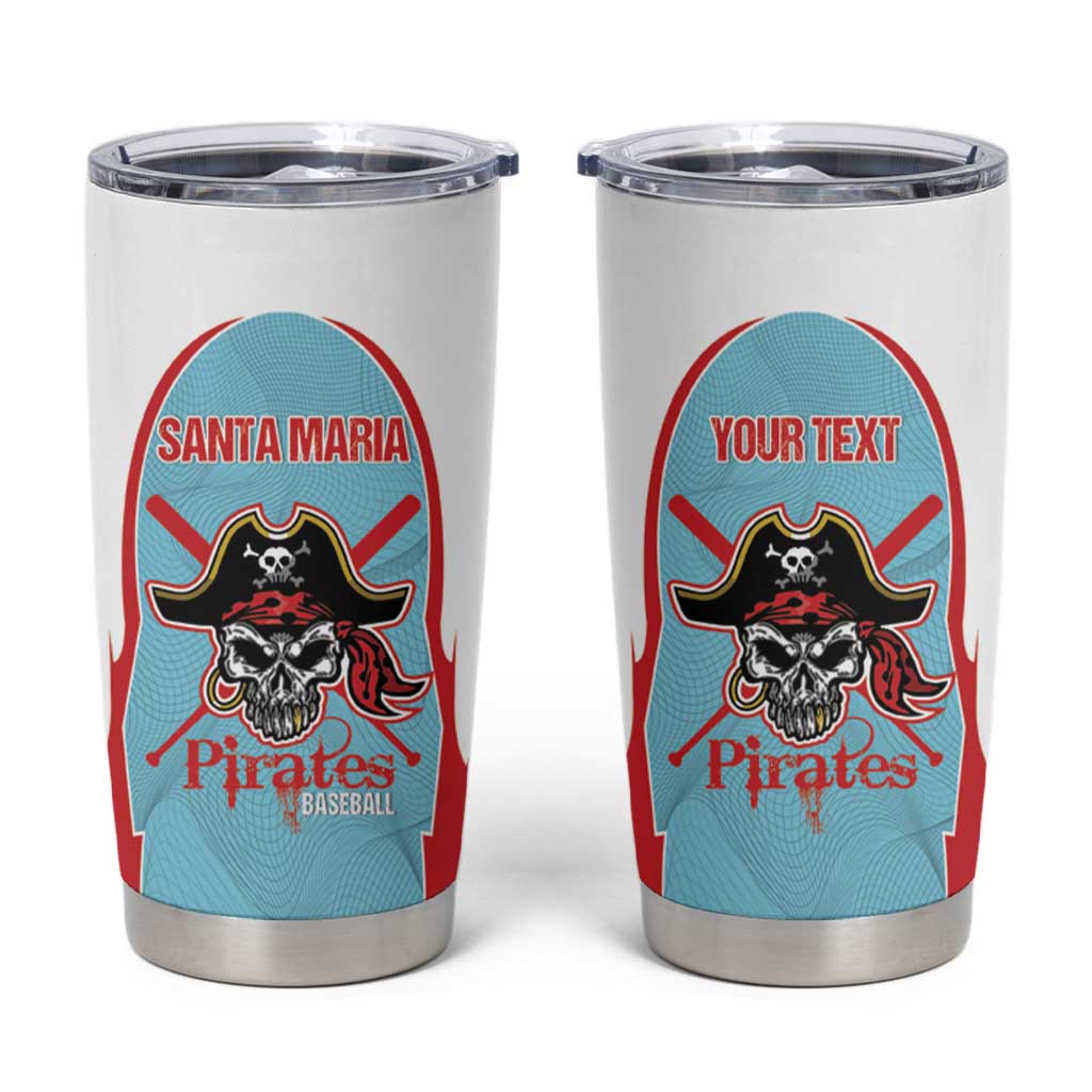 Santa Maria 2025 Baseball Custom Tumbler Cup Come On Pirate