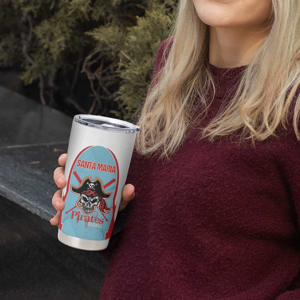 Santa Maria 2025 Baseball Custom Tumbler Cup Come On Pirate