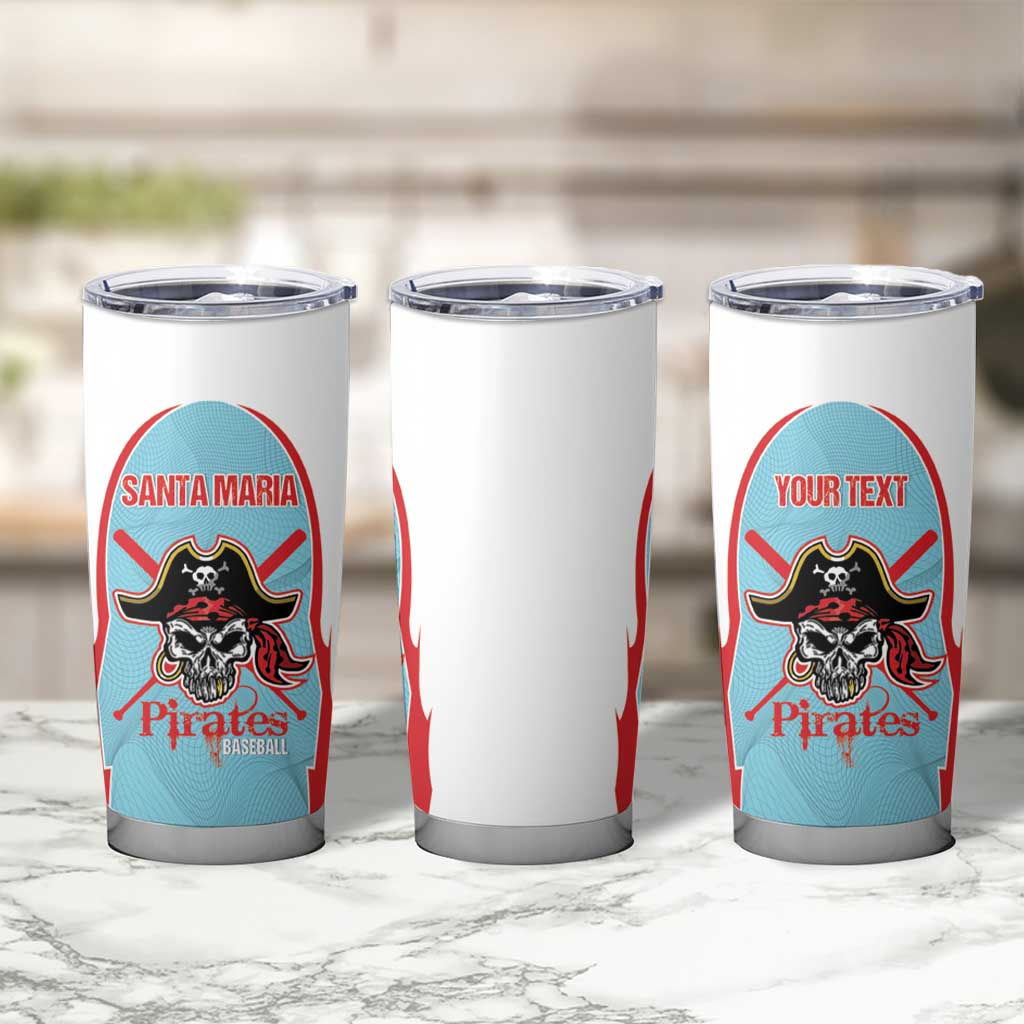 Santa Maria 2025 Baseball Custom Tumbler Cup Come On Pirate