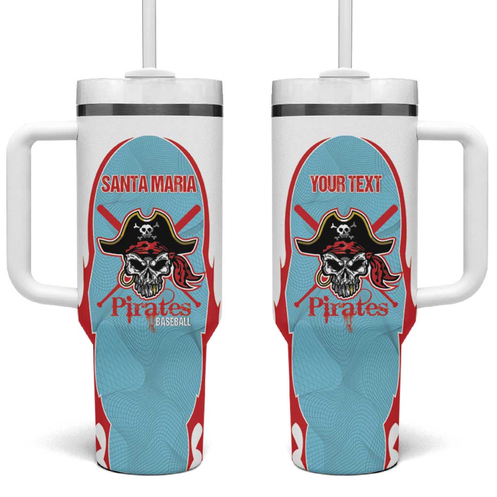 Santa Maria 2025 Baseball Custom Tumbler With Handle Come On Pirate