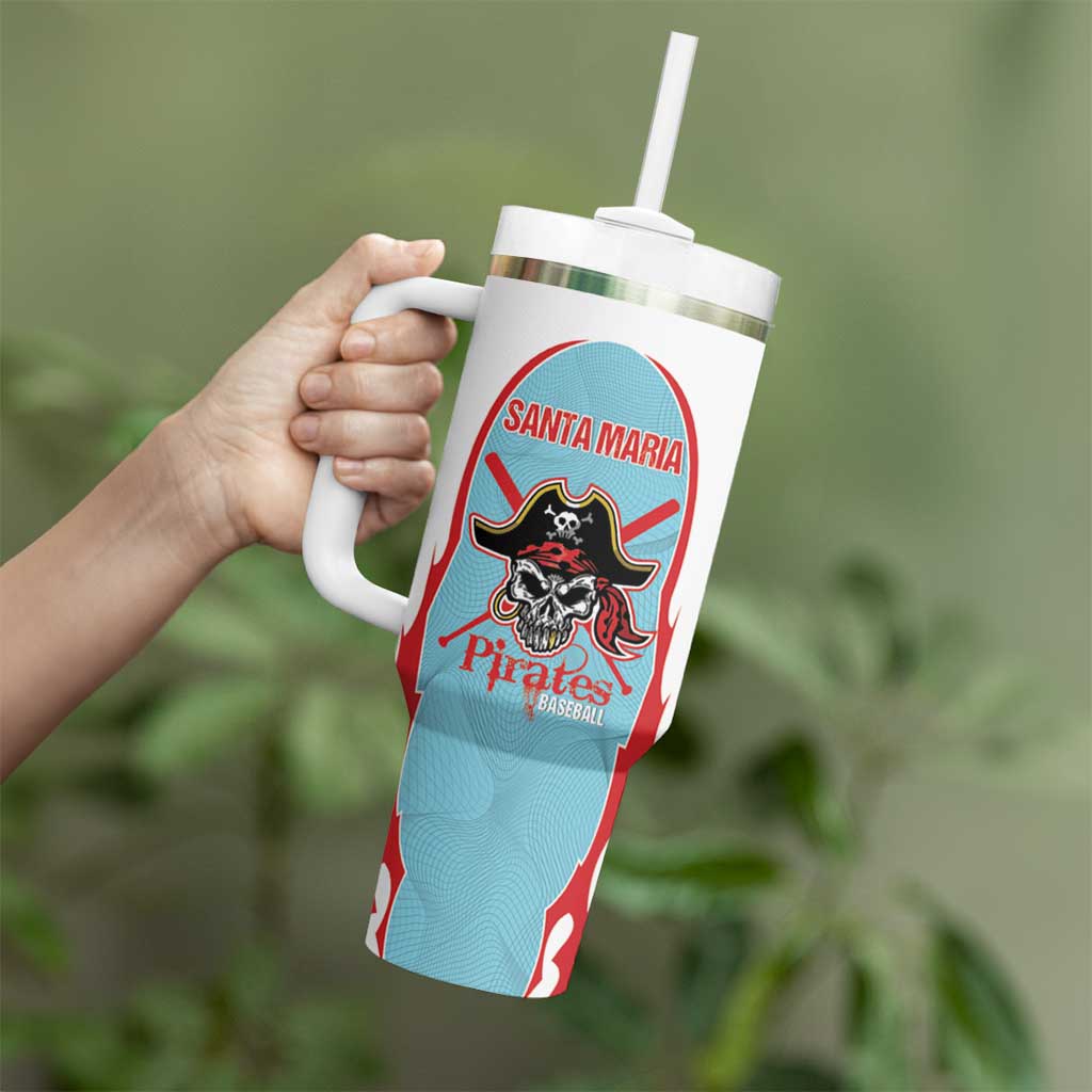 Santa Maria 2025 Baseball Custom Tumbler With Handle Come On Pirate