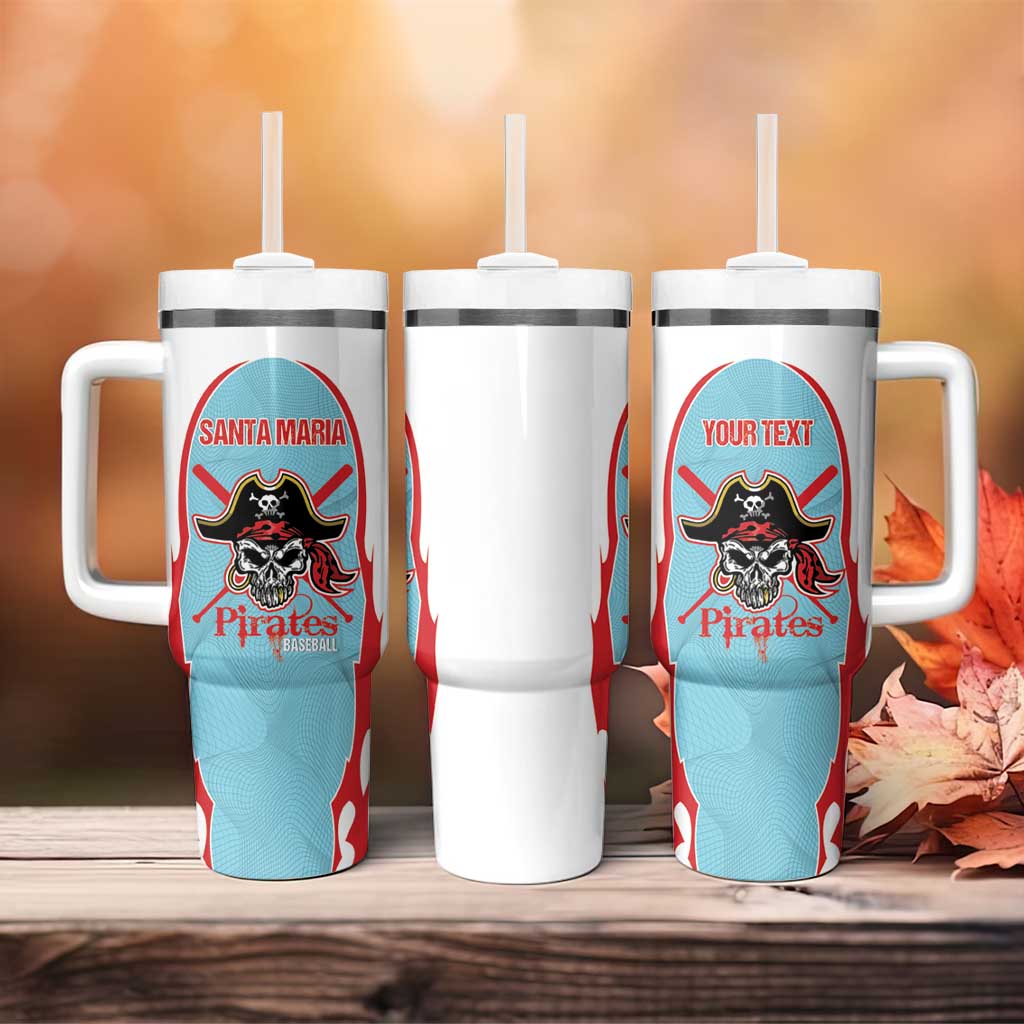 Santa Maria 2025 Baseball Custom Tumbler With Handle Come On Pirate