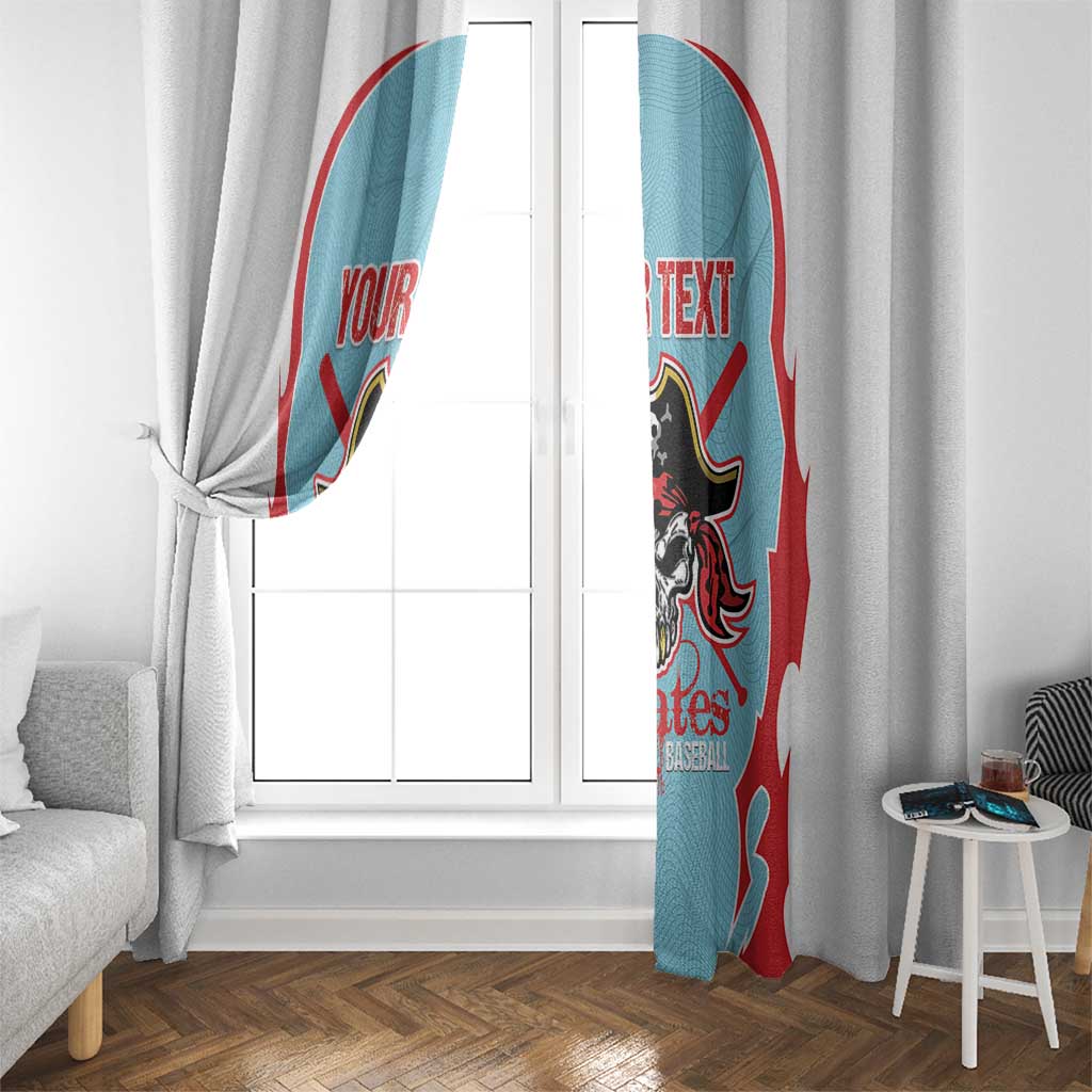 Santa Maria 2025 Baseball Custom Window Curtain Come On Pirate