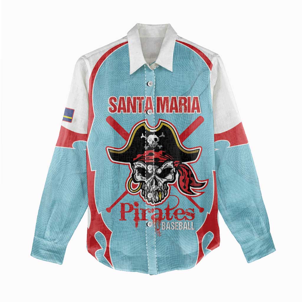 Santa Maria 2025 Baseball Custom Women Casual Shirt Come On Pirate