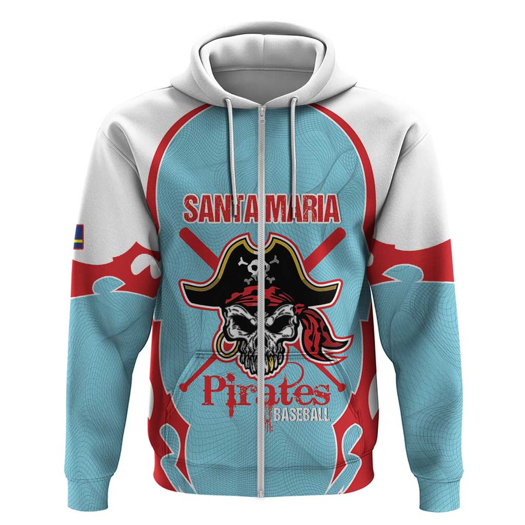 Santa Maria 2025 Baseball Custom Zip Hoodie Come On Pirate