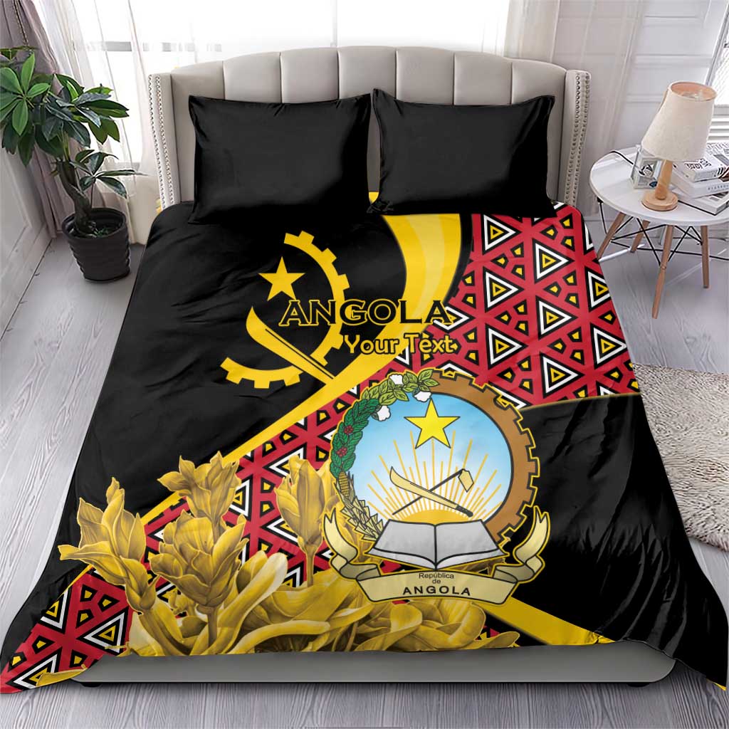 Personalized Angola Bedding Set Coat Of Arms Welwitschia Mirabilis