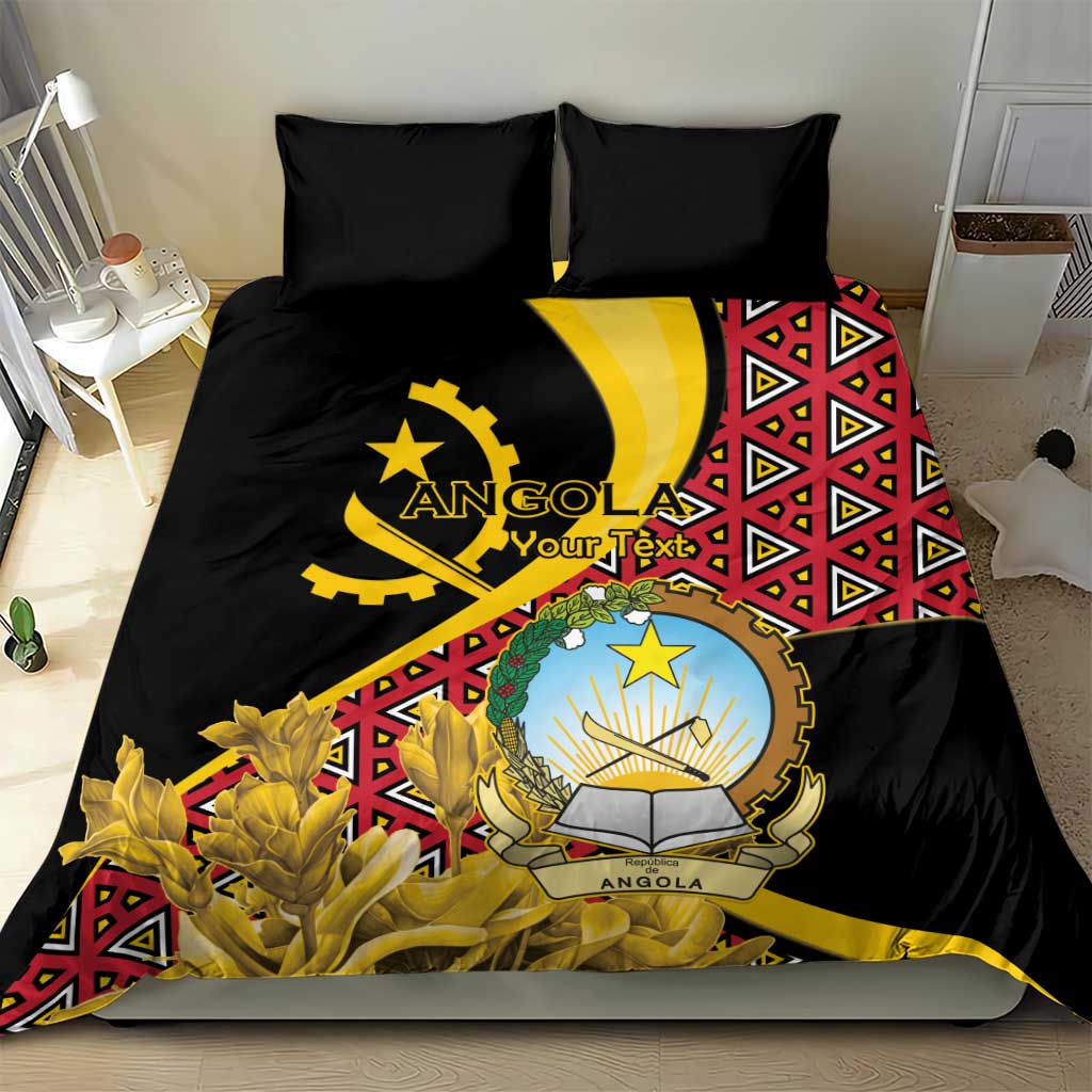 Personalized Angola Bedding Set Coat Of Arms Welwitschia Mirabilis