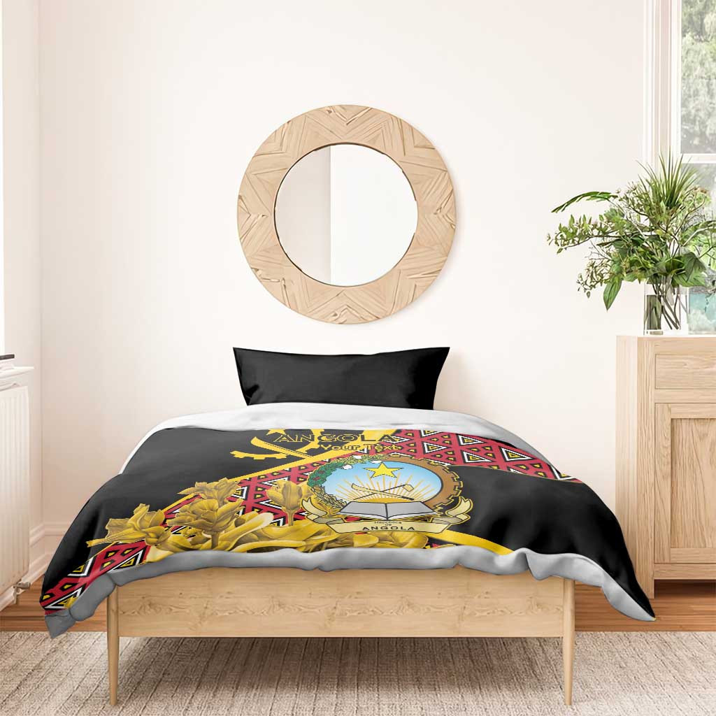 Personalized Angola Bedding Set Coat Of Arms Welwitschia Mirabilis