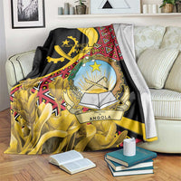 Personalized Angola Blanket Coat Of Arms Welwitschia Mirabilis