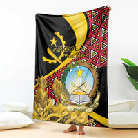Personalized Angola Blanket Coat Of Arms Welwitschia Mirabilis