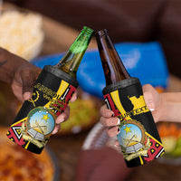 Personalized Angola 4 in 1 Can Cooler Tumbler Coat Of Arms Welwitschia Mirabilis