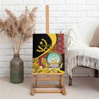 Personalized Angola Canvas Wall Art Coat Of Arms Welwitschia Mirabilis