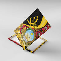 Personalized Angola Canvas Wall Art Coat Of Arms Welwitschia Mirabilis