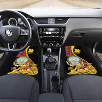 Personalized Angola Car Mats Coat Of Arms Welwitschia Mirabilis