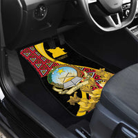 Personalized Angola Car Mats Coat Of Arms Welwitschia Mirabilis