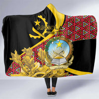 Personalized Angola Hooded Blanket Coat Of Arms Welwitschia Mirabilis