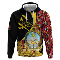 Personalized Angola Hoodie Coat Of Arms Welwitschia Mirabilis