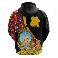 Personalized Angola Hoodie Coat Of Arms Welwitschia Mirabilis