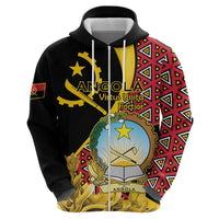 Personalized Angola Hoodie Coat Of Arms Welwitschia Mirabilis