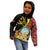 Personalized Angola Kid Hoodie Coat Of Arms Welwitschia Mirabilis