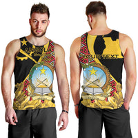 Personalized Angola Men Tank Top Coat Of Arms Welwitschia Mirabilis