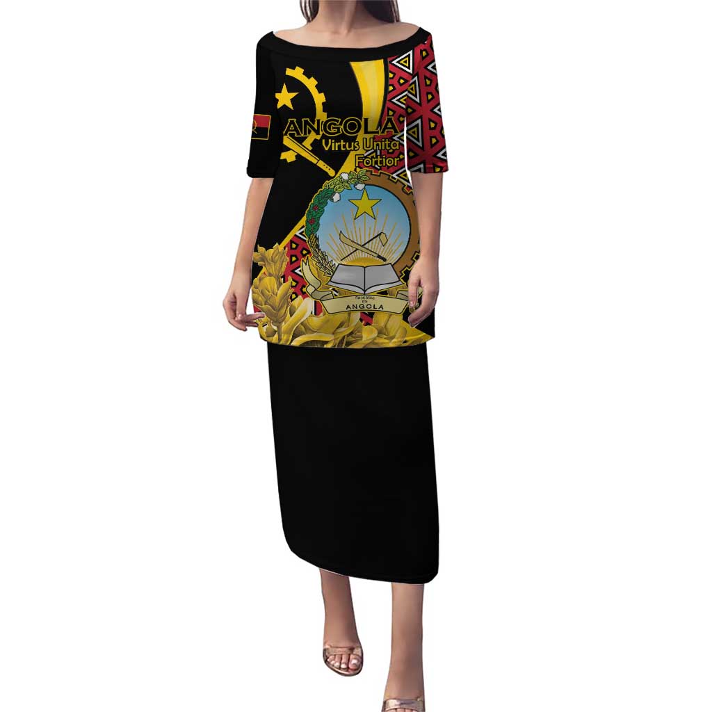 Personalized Angola Puletasi Coat Of Arms Welwitschia Mirabilis