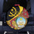 Personalized Angola Spare Tire Cover Coat Of Arms Welwitschia Mirabilis