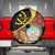 Personalized Angola Spare Tire Cover Coat Of Arms Welwitschia Mirabilis