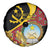 Personalized Angola Spare Tire Cover Coat Of Arms Welwitschia Mirabilis
