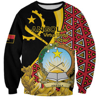 Personalized Angola Sweatshirt Coat Of Arms Welwitschia Mirabilis