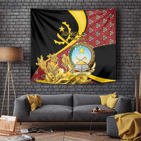 Personalized Angola Tapestry Coat Of Arms Welwitschia Mirabilis