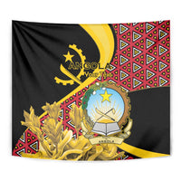 Personalized Angola Tapestry Coat Of Arms Welwitschia Mirabilis