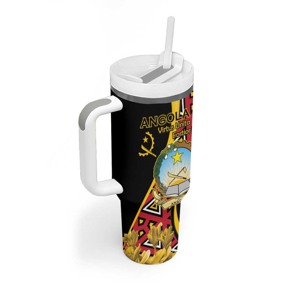 Personalized Angola Tumbler With Handle Coat Of Arms Welwitschia Mirabilis