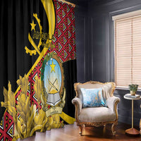 Personalized Angola Window Curtain Coat Of Arms Welwitschia Mirabilis