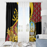 Personalized Angola Window Curtain Coat Of Arms Welwitschia Mirabilis