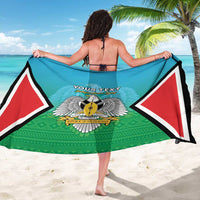 Personalised South Sudan Independence Day Sarong Coat Of Arms With Flag Map - Wonder Print Shop