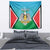Personalised South Sudan Independence Day Tapestry Coat Of Arms With Flag Map - Wonder Print Shop