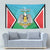 Personalised South Sudan Independence Day Tapestry Coat Of Arms With Flag Map - Wonder Print Shop