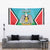 Personalised South Sudan Independence Day Tapestry Coat Of Arms With Flag Map - Wonder Print Shop